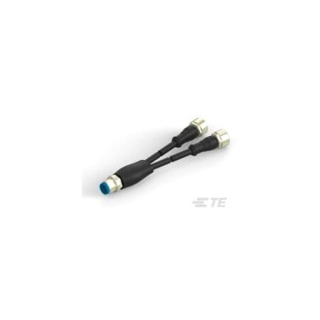 Te Connectivity M12 Y conn Male to 2xM12 Female A 1-2273107-4